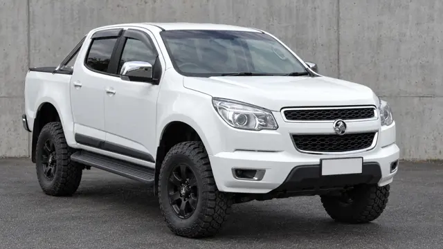 Holden 4x4 with a suspension lift