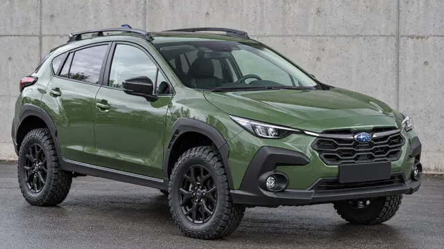 Subaru Crosstrek with a suspension lift