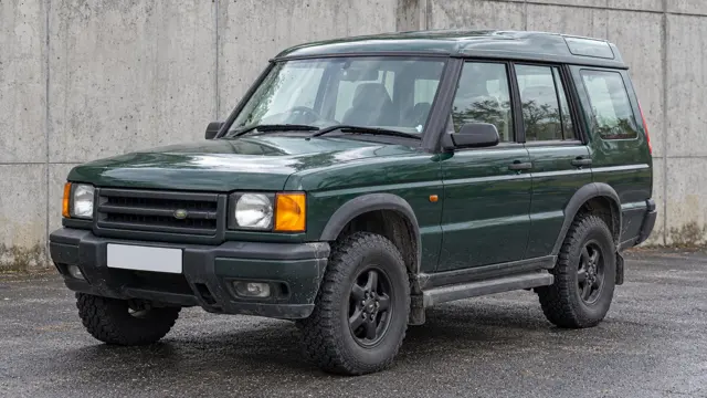 Land Rover Discovery with a suspension lift