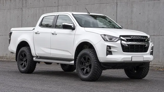 Isuzu 4x4 with a suspension lift