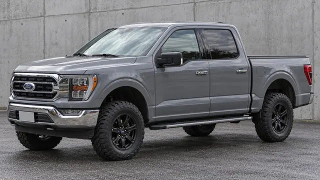 Ford F-150 with a suspension lift