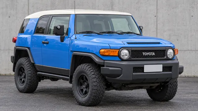 Toyota FJ Cruiser with a suspension lift