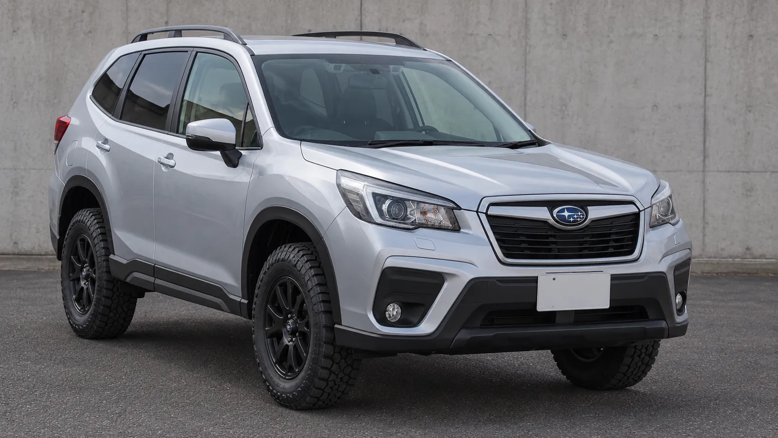 Subaru Forester SK with a suspension lift
