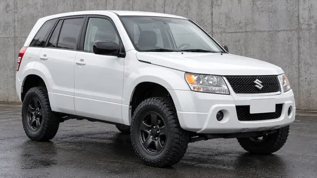 Suzuki Grand Vitara with a suspension lift