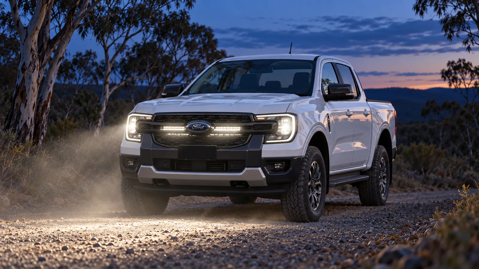 Ford Next-Gen Ranger Light Bar Behind Grille Kit