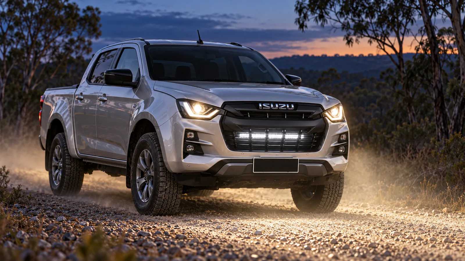 Isuzu D-Max RG 2021-on Behind Grille Light Bar Kit