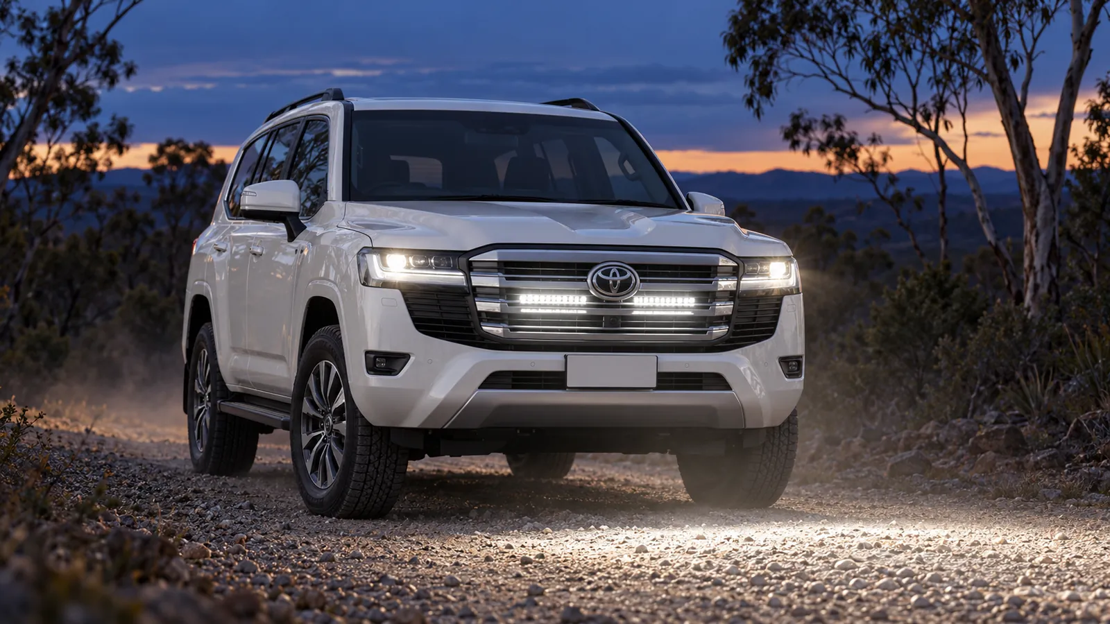Toyota 300 Series Land Cruiser Behind Grille Light Bar Kit