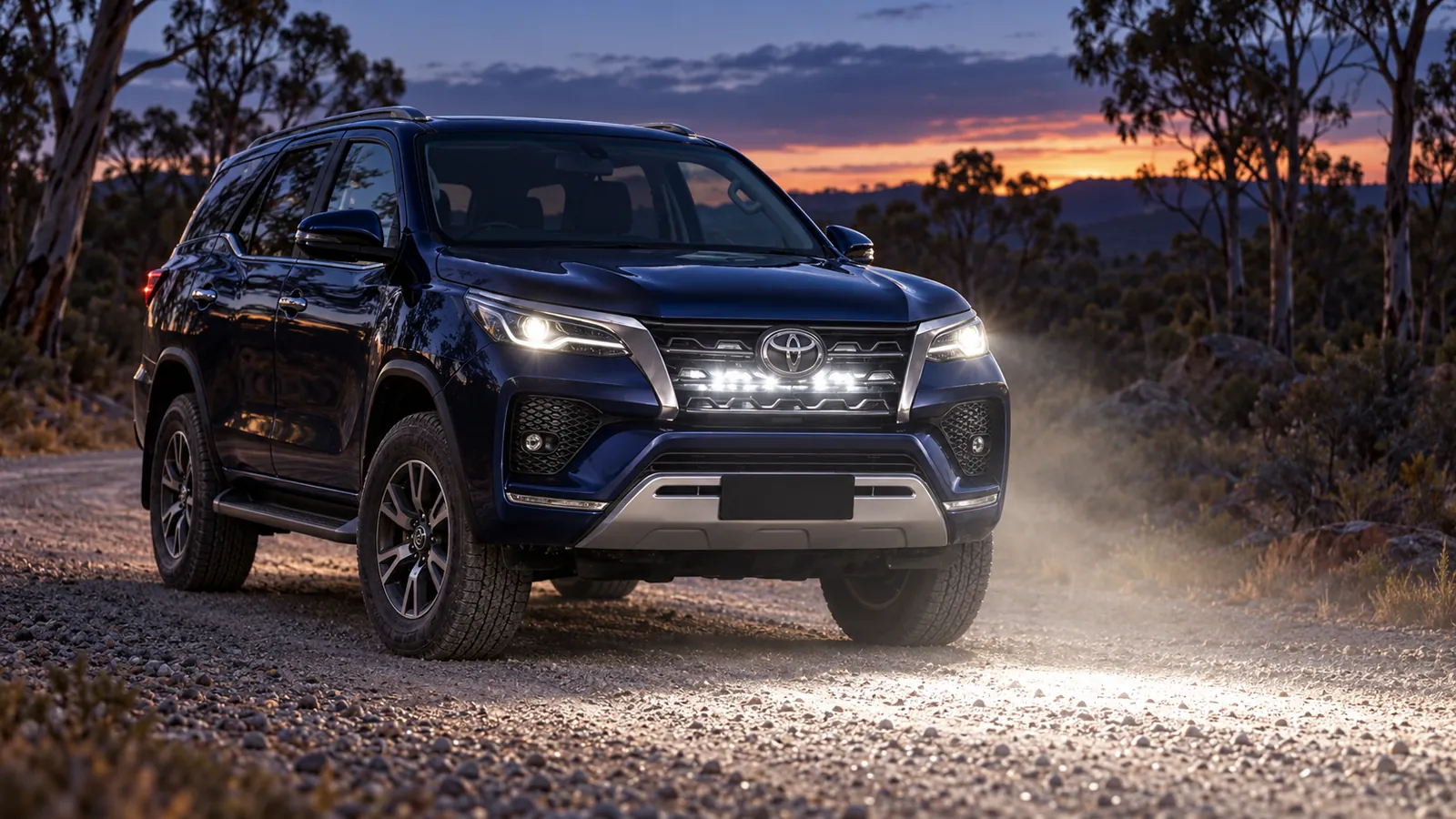 Toyota Fortuner 2018-on Behind Grille Light Bar kit