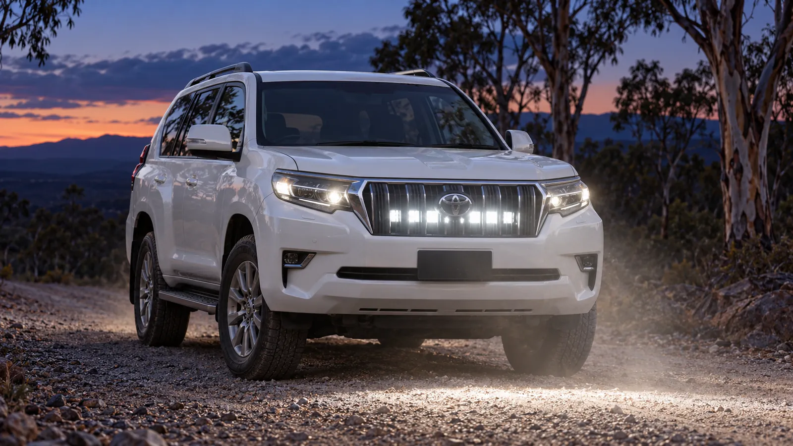 Toyota Prado 150 MY2018-2023 Land Cruiser Behind Grille Light Bar Kit