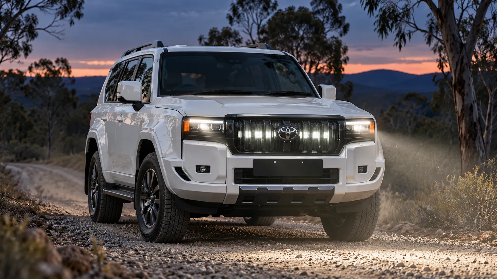 Toyota Prado 250 Series Behind Grille Light Bar Kit