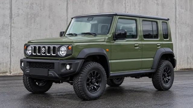 Suzuki Jimny with a suspension lift