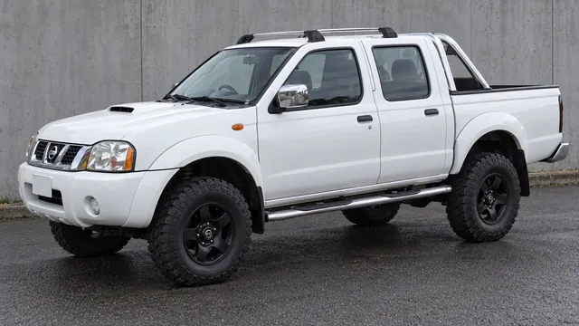 Nissan Pick-up with a suspension lift