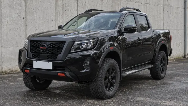 Nissan 4x4 with a suspension lift