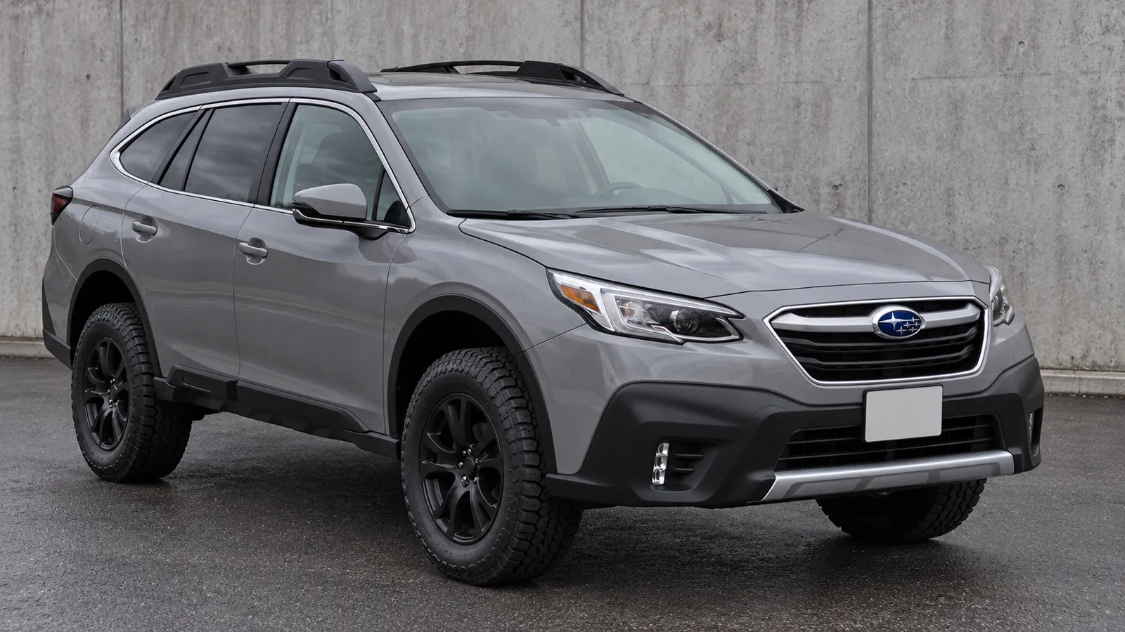 Subaru Outback BT with a suspension lift