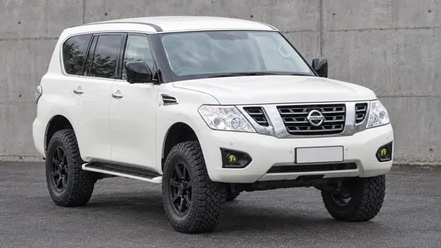 Nissan Patrol with a suspension lift