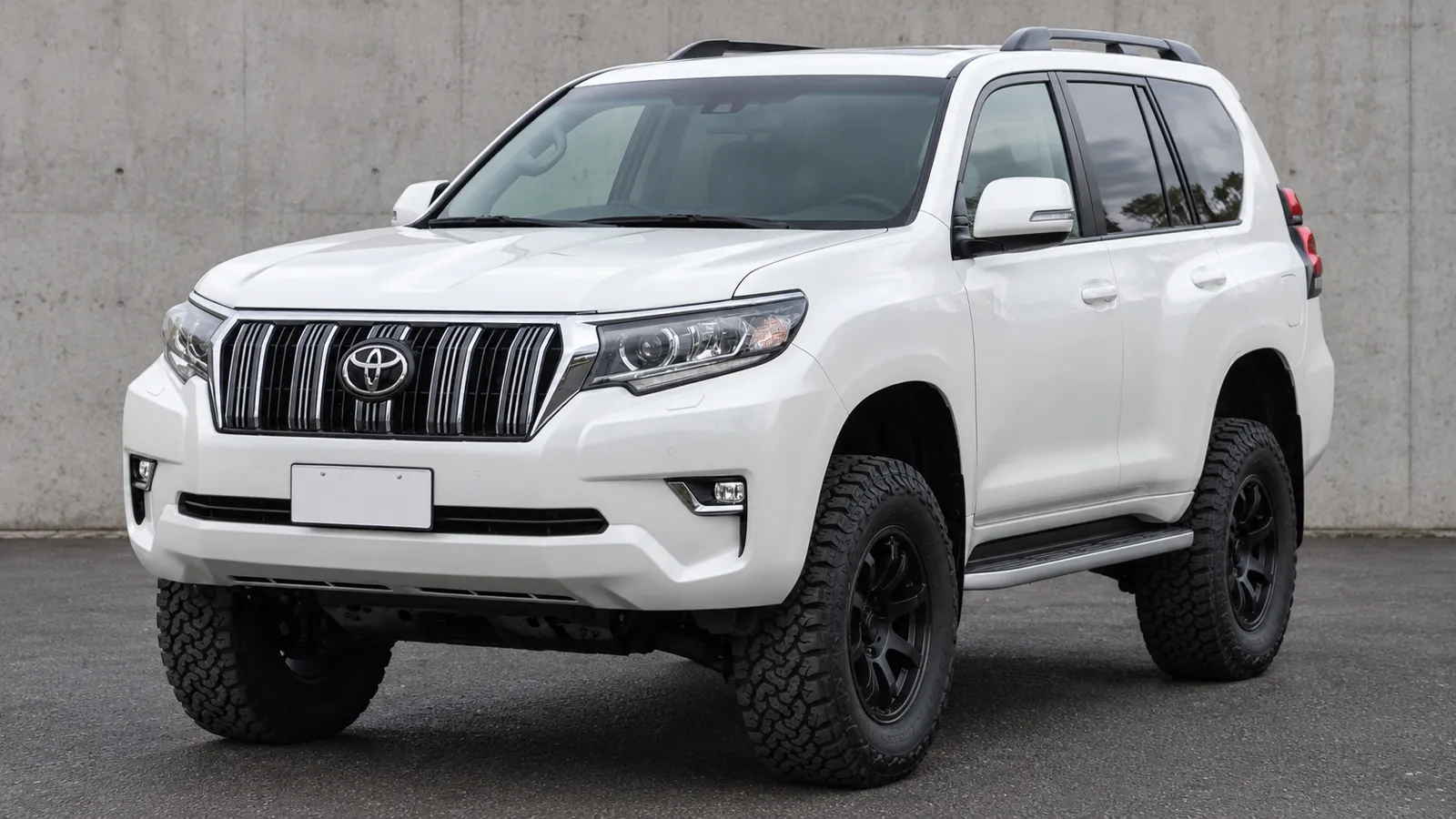 Toyota LandCruiser Prado 150 Series with a suspension lift