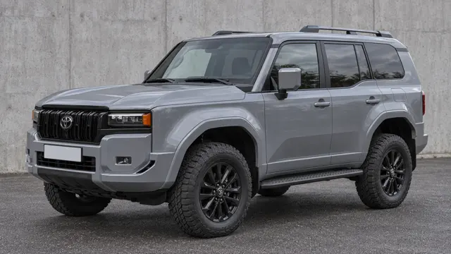Toyota LandCruiser Prado with a suspension lift