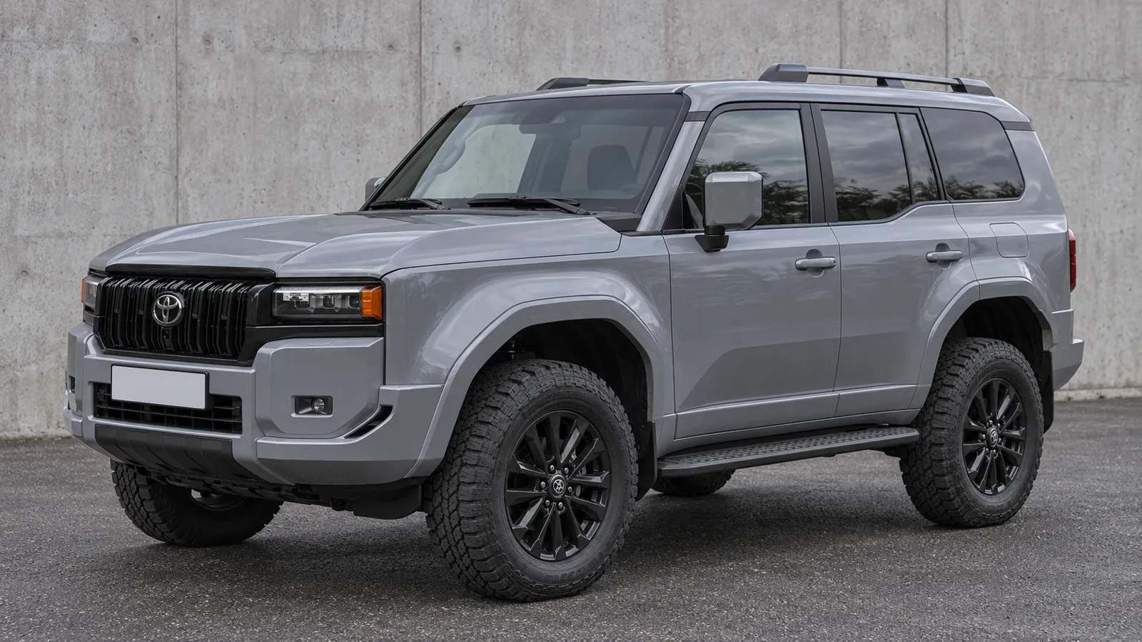 Toyota LandCruiser Prado 250 Series with a suspension lift