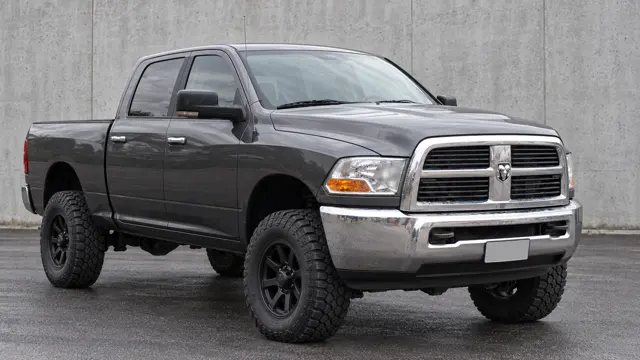 Dodge Ram 2500 with a suspension lift