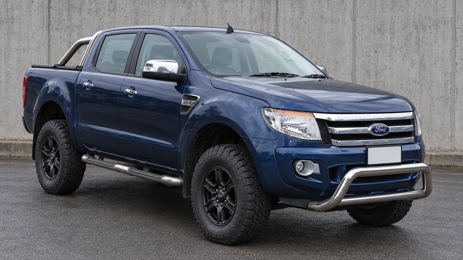 Ford Ranger PX I with a suspension lift