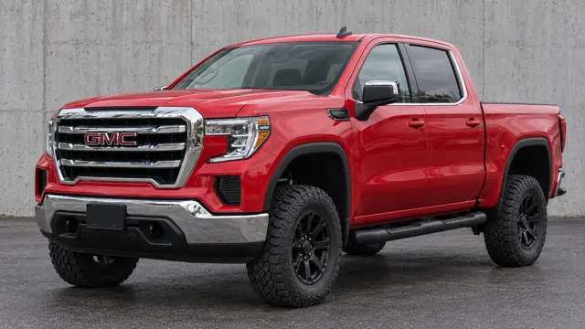 GMC Sierra 1500 with a suspension lift