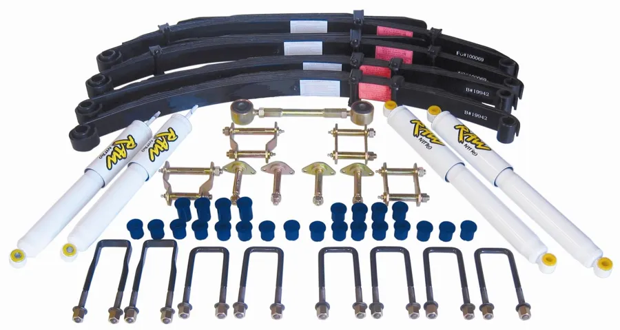 40-50mm RAW Nitro Lift Kit to suit Toyota 4 Runner N5, N6 (Leaf Spring Front & Rear) 1984-1988