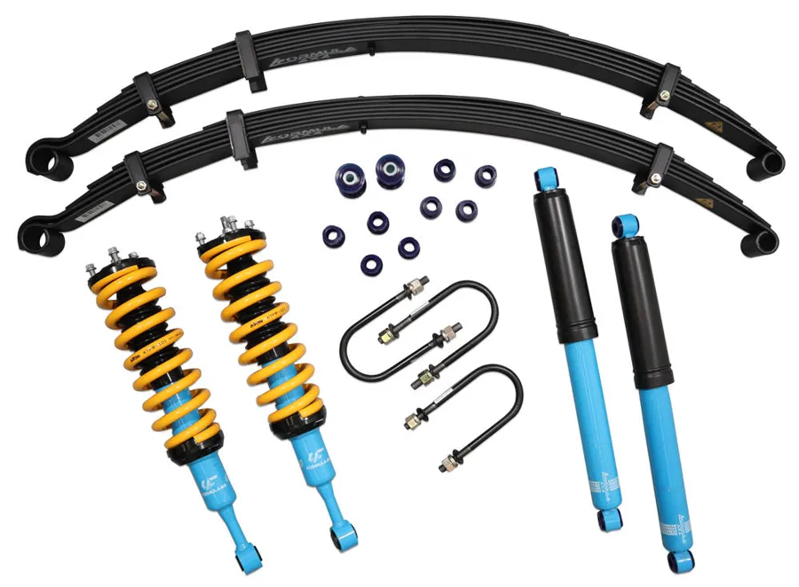 35-40mm Formula 4x4 Lift Kit with Height Adjustable ReadyStruts to suit GWM Ute, Cannon Alpha HEV Models with Leaf Spring Rear 2023-on