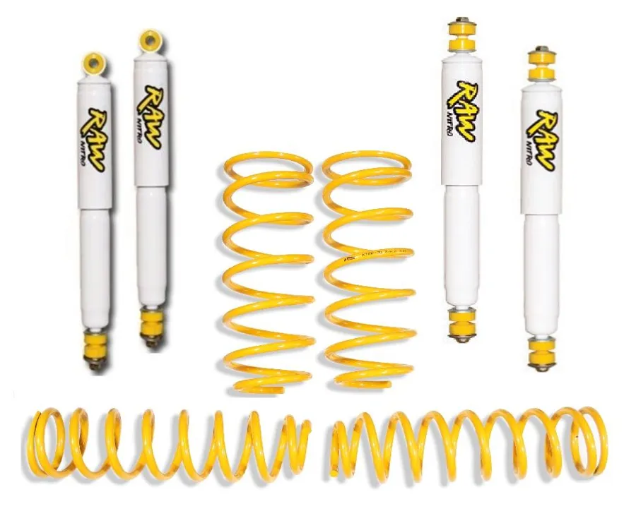 2 Inch 50mm RAW Nitro Lift Kit to suit Land Rover Discovery Series 1 1995-1998