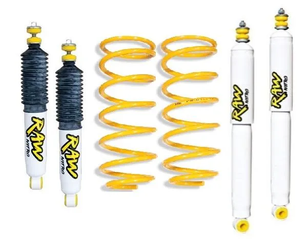 2 Inch 50mm RAW Nitro Lift Kit to suit Mitsubishi Pajero NF-NL (LWB) 1991-2000