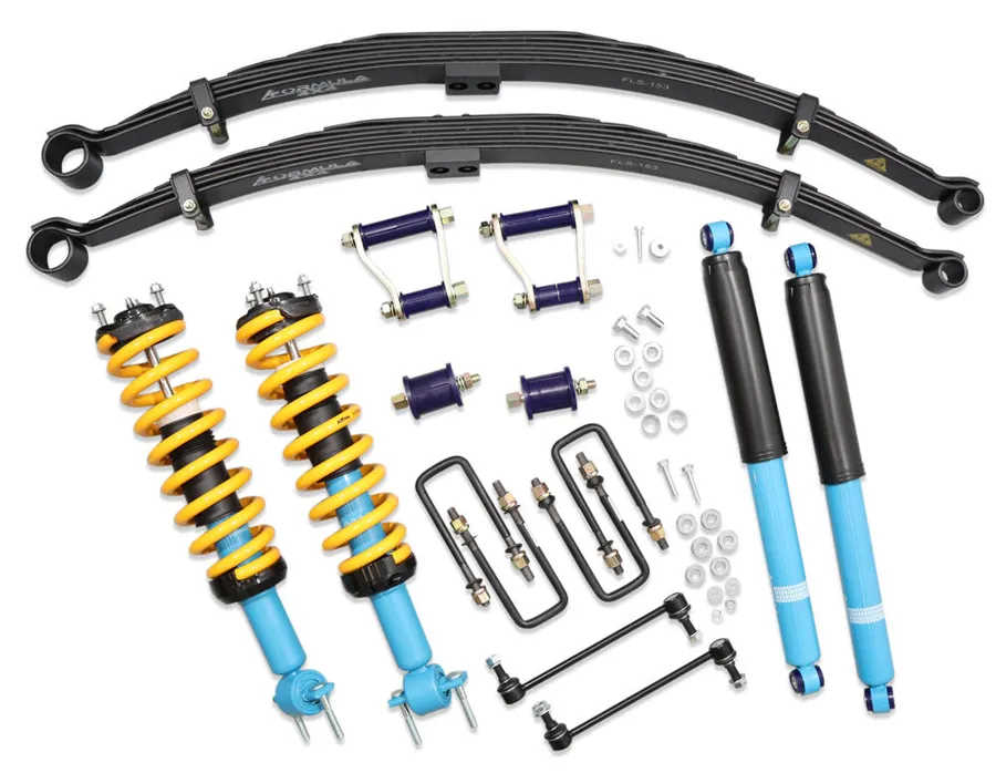 2 Inch 50mm Formula 4x4 Lift Kit with Height Adjustable ReadyStruts to suit Ford Ranger PY, P703 & VW Amarok T1A, T1B 2022-on