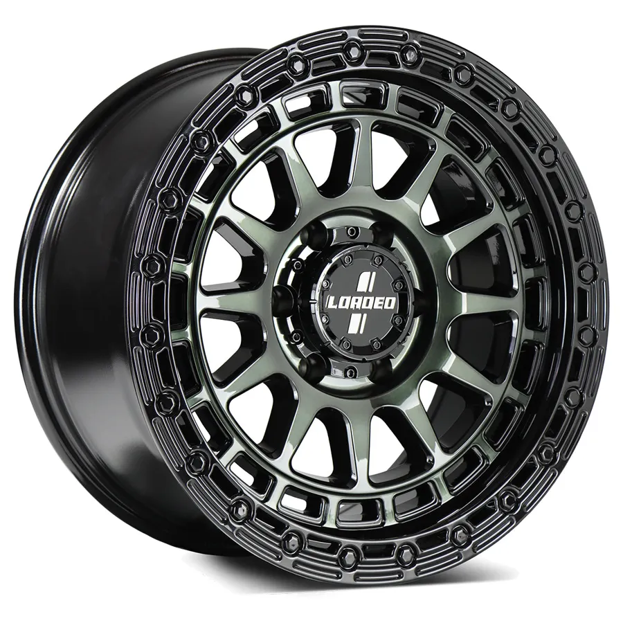 Loaded Canning 1675, Dark Tint / Black Lip wheel