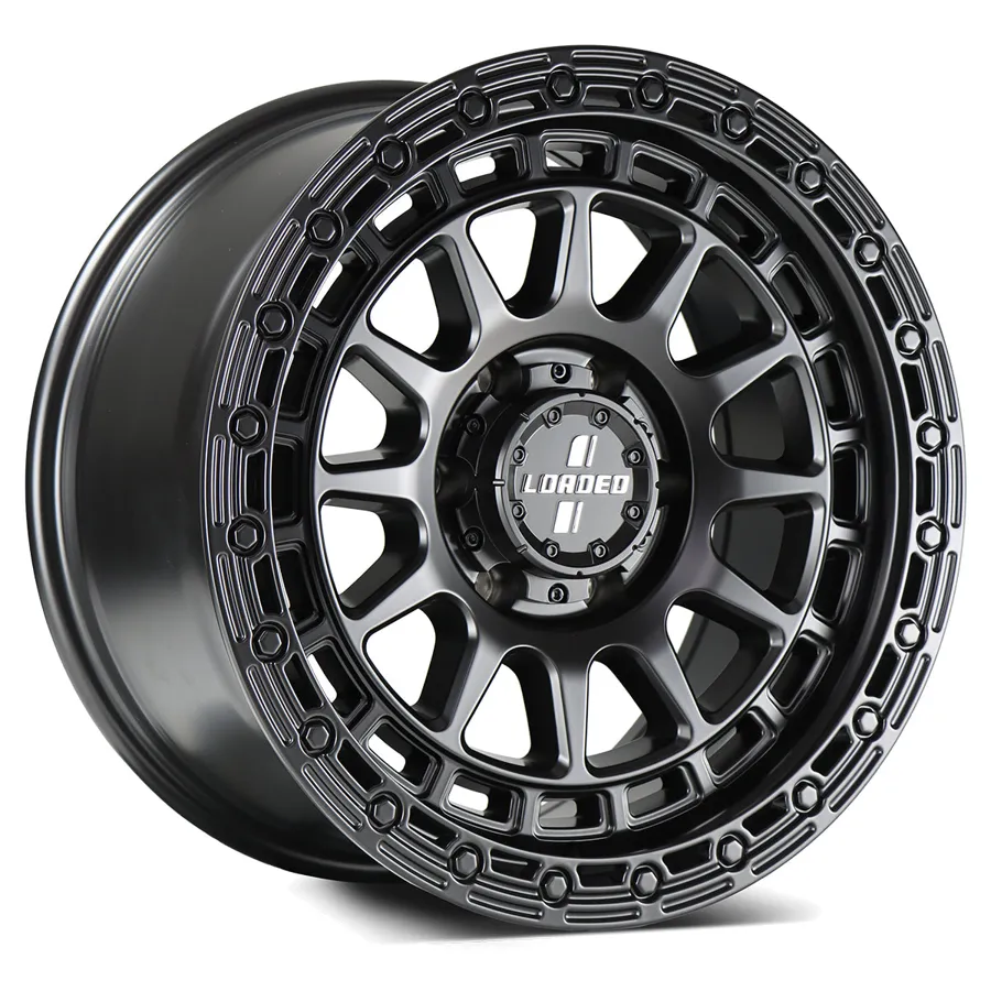 Loaded Canning 1675, Satin Black wheel