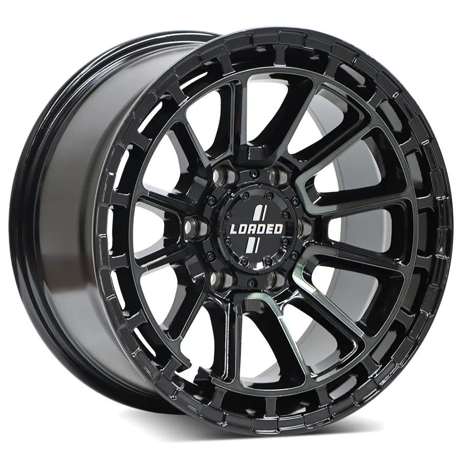 Loaded Carson 1675, Dark Tint / Black Lip wheel