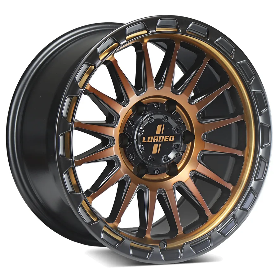 Loaded Creb 1675, Bronze Tint / Black Lip wheel