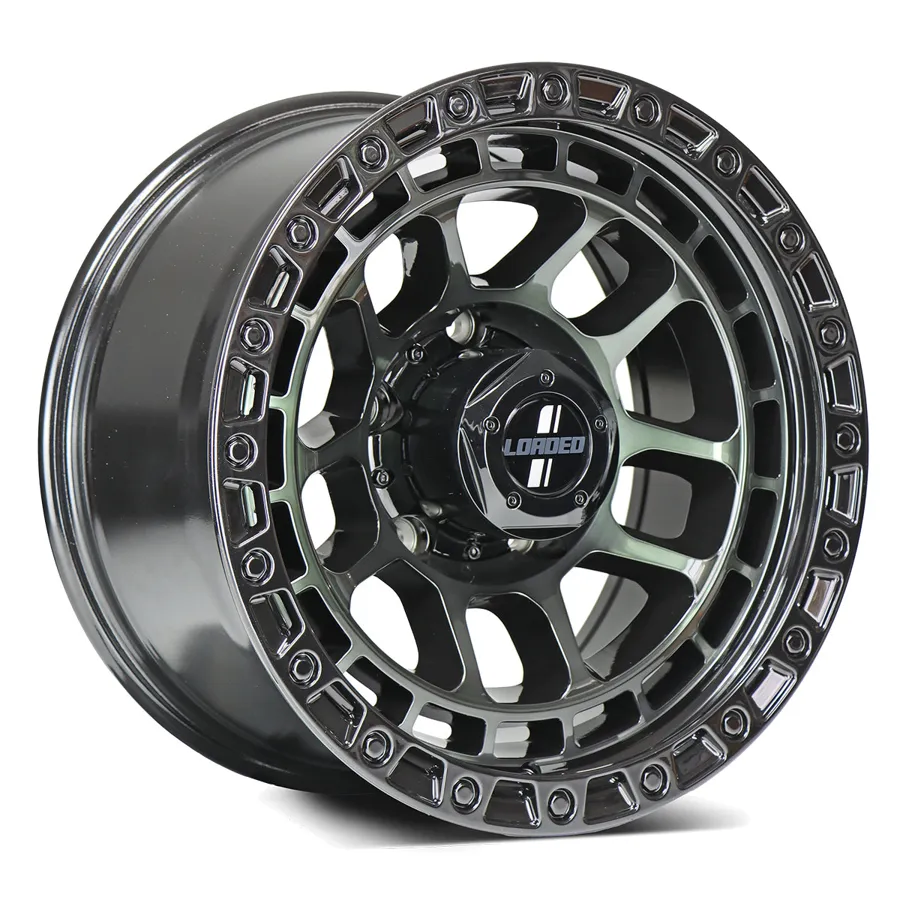 Loaded Gibb 1675, Dark Tint / Black Lip wheel