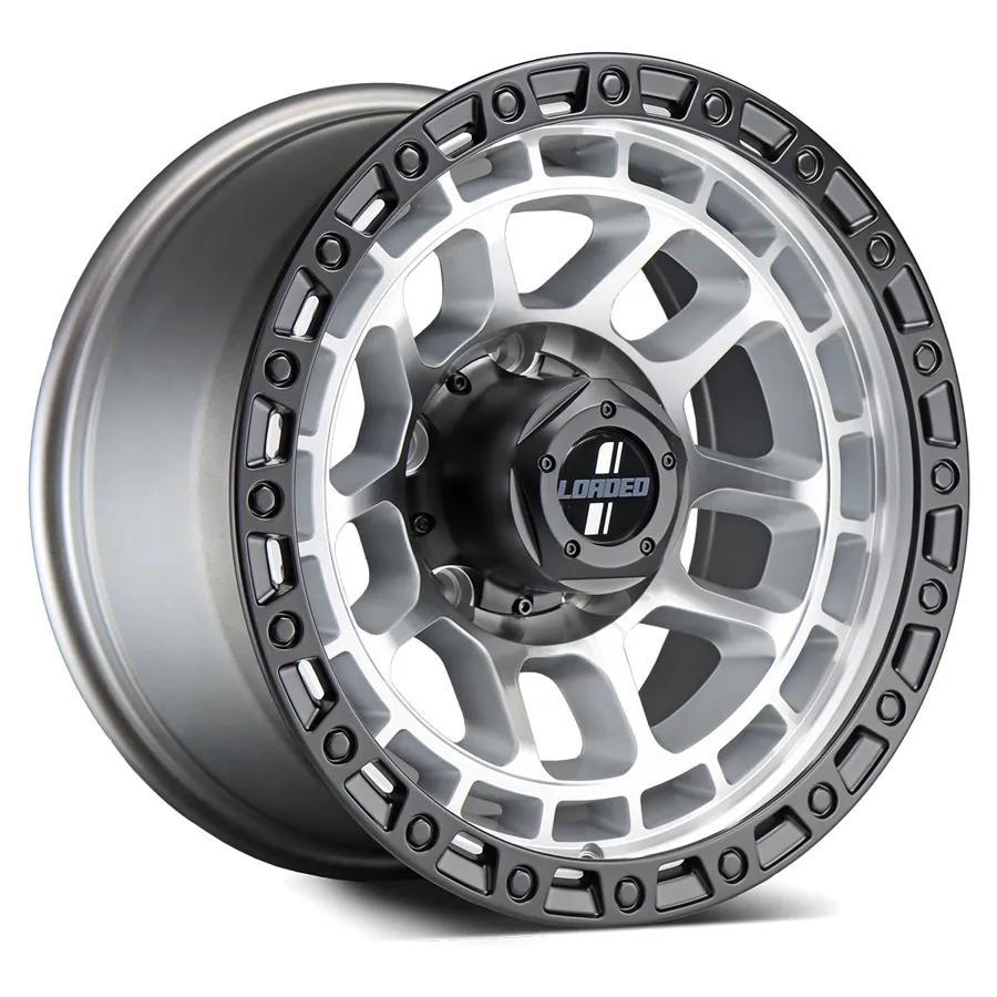 Loaded Gibb 1675, Silver Machined / Black Lip wheel