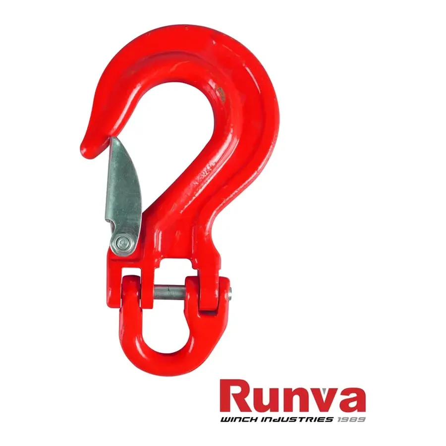 Runva Large Red Recovery Hook - 5T