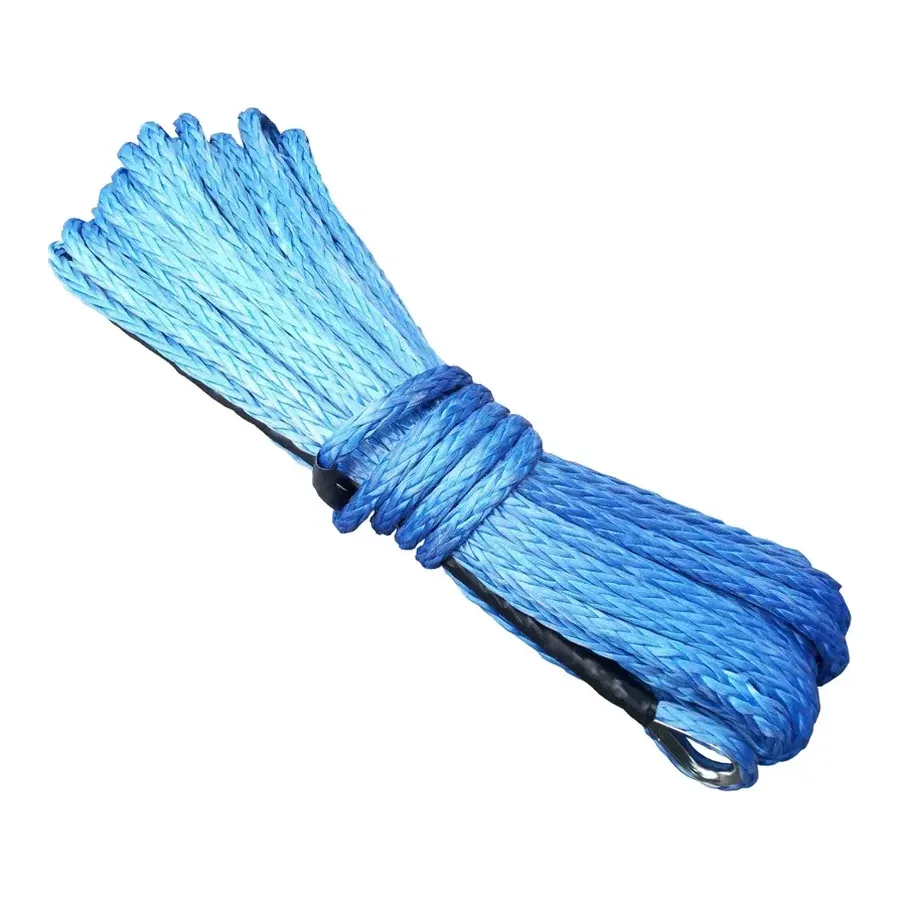 Runva Synthetic Winch Rope - 40M x 10MM (BLUE)