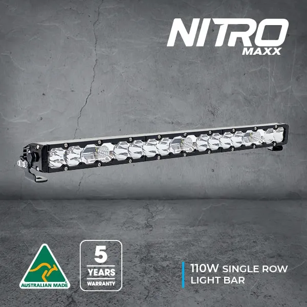 Nitro Maxx 110W 27" Single Row Light Bar
