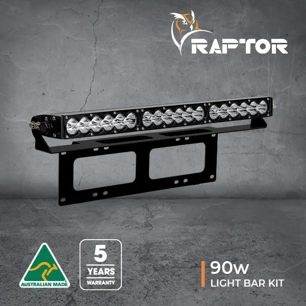 Raptor 90 LED 20.5" Light Bar Number Plate Kit